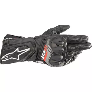 ALPINESTARS SP8 V3 Leather Motorcycle Glove Black AS3558321001060 Size LARGE - Picture 1 of 2