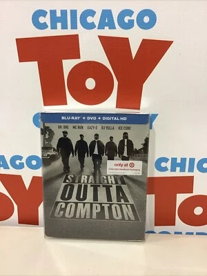 New Sealed Straight Outta Compton Limited Edition Steelbook (Blu-ray, 2016) - Image 1 of 2