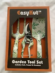 Garden Tool Set- Fork, Trowel, Secateurs- Deluxe. Brand New In Box - Picture 1 of 6