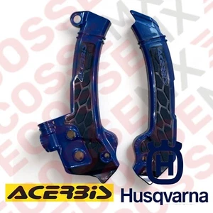 HUSQVARNA FE250/FE350 ACERBIS X-GRIP RAHMENSCHUTZ BLAU/SCHWARZ 2024- - Bild 1 von 4
