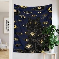 Cat Coven Tapestry Printed Witchcraft Hippie Wall Hanging Bohemian Wall Tapestr}