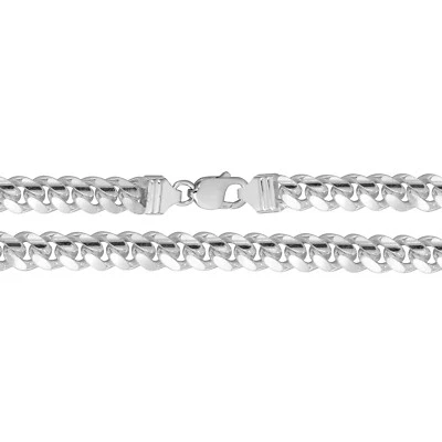 Argento Sterling Cubana Catena Britannico Fatto 925 Marchiato 55.9cm Peso 142 G - Immagine 1 di 3