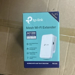 tp-link AC1200 Mesh Wifi Extender RE330- Wifi Dead zone killer! - Picture 1 of 7