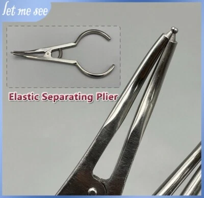 Alicate separador elástico alicate ligadura dental orto instrumento - Imagem 1 de 4