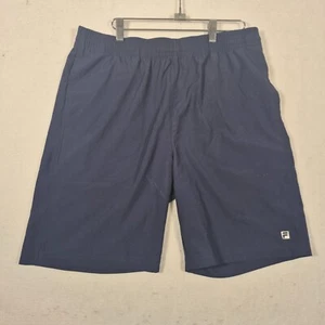 Fila Hard Court 2 Tennisshorts Herren Medium marineblau Eingrifftaschen grundlegend 9 Zoll - Bild 1 von 7