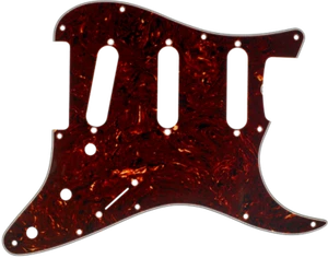 Genuine Fender VINTAGE 60'S STRAT TORTOISE SHELL PICKGUARD 11-Hole Stratocaster - Picture 1 of 9