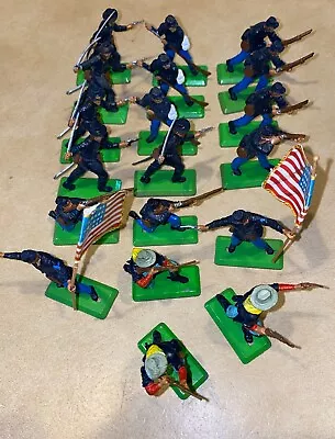 1971 VNTG CIVIL WAR SOLDIERS 71 FIGURES/HORSES BRITAINS DEETAIL $3.5 PER PIECE - Image 1 of 4