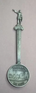 COLLECTIBLE CAESARS PALACE LAS VEGAS SOUVENIR SPOON PEWTER 3-D CAESAR SP- 686 - Foto 1 di 4