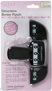 Tarjeta perforada con borde detallado decorativo de corte X y álbum de recortes Xcut FRINGE - Imagen 1 de 1