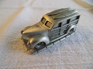 KAVAL PEWTER 1939 Ford WOODY Surfboards Hot Rod - Made in 1999 - FREE SHIPPING - Picture 1 of 6