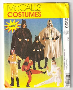 McCalls 2336 Kinder Superheld Batman Ninja Ameise Kostüme 2-3 Nähmuster UNGESCHNITTEN - Bild 1 von 3