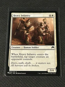 Magic the Gathering Origins Mystery Booster Heavy Infantry - Picture 1 of 2