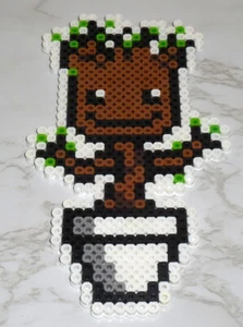 :: Perler Pixel Bead Art ~ BABY GROOT Marvel Guardiani della Galassia - Foto 1 di 1
