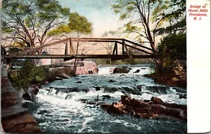 Postal de Bridge at Hunts Mills Providence Rhode Island - Imagen 1 de 2