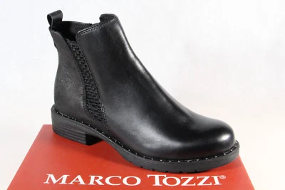 Botines Mujer Marco Tozzi Bota Negra 25437 ¡NUEVOS!! Foto 1 de 4