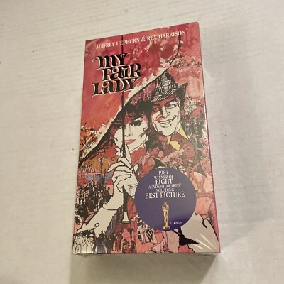 My Fair Lady 2 Pack VHS Tapes Sealed Audrey Hepburn Rex Harrison Classic Foto 1 de 4