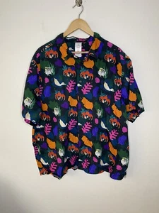 Disney Parks ADULT SIZE XXL The Little Mermaid Camp Shirt Button Down - Picture 1 of 3