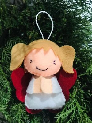 Christmas Felt Angel Xmas Tree Hanging Ornaments Xmas Decoration Gift Item New - Image 1 of 4