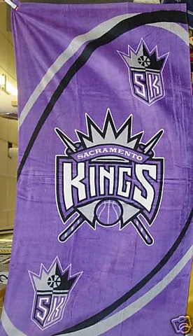 NBA Sacramento Kings Beach Towel, NEW Cover
