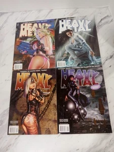 Heavy Metal 4 Magazine Lot - Issues From 2010 & 2011 - Foto 1 di 2