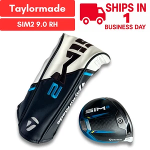 TaylorMade SIM2 9 degree Driver Head Only RH With Headcover USED FAST SHIP - Picture 1 of 23