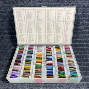 Color Your World Craftways DMC Embroidery Floss Cross Stitch 350+ Colors in Case - Picture 1 of 3