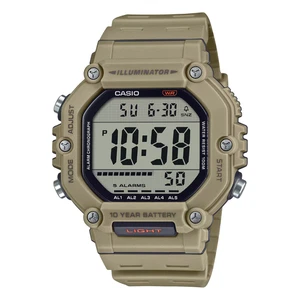 Casio AE1600H-5AV, Chronograph Watch, Beige Resin Band, 5 Alarms, Illuminator - Picture 1 of 2