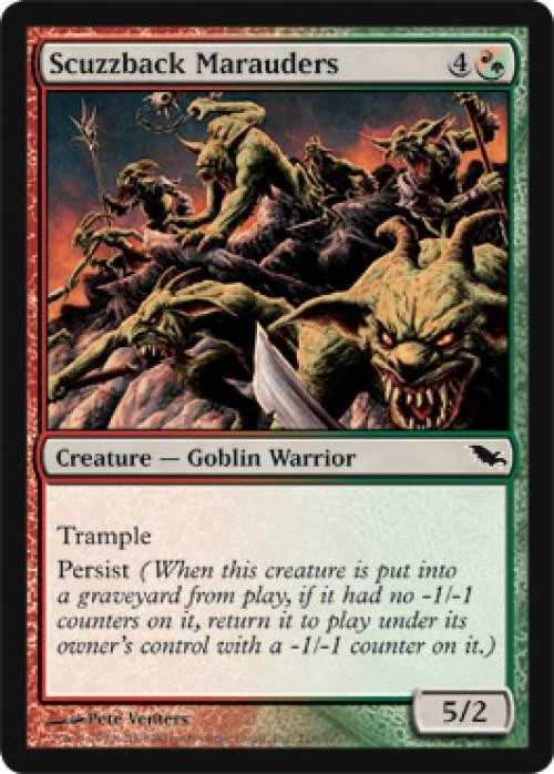 Scuzzback Marauders - Light Play MTG Shadowmoor - Image 1 of 1