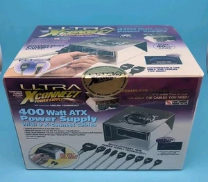 Ultra X Connect 400 Watt ATX Power Supply w/ 8 X Connect Cables NEW & SEALED - Bild 1 von 9