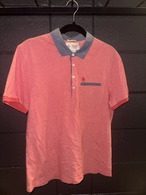 Penguin, Heritage Slim Fit, Camisa, Rojo Ladrillo, Talla Grande Foto 1 de 4