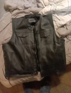 Dream Apparel Concealed And Carry Leather Vest Size 58 - Picture 1 of 6
