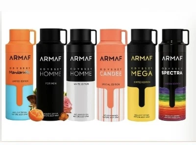 Mezcla 6 Piezas Armaf Odyssey Spray Corporal 200ml (6.8 fl oz) 🔥 Nuevo Desodorante Niebla🔥 Foto 1 de 4