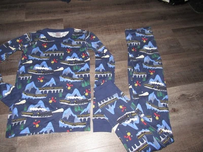 HANNA DIFFERENTSON 150 Talla 12 Navidad Vacaciones Pijama PJs POLAR EXPRESS Largo Slv Foto 1 de 4