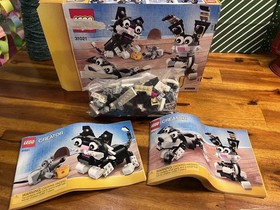 LEGO Creator Furry Creatures (31021) Used 3-in-1 Set (Cat, Dog, Rabbit) w/box