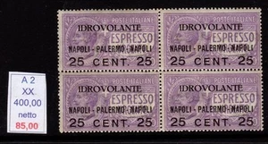 idrovolante Napoli Palermo Napoli quartina nuovo gomma integra mnh - Imagen 1 de 1