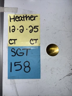 (1) Melling Part #  MEP-10B BRASS Plug Freeze NOS OEM. Sold Individually Qty. 1 - Image 1 of 4