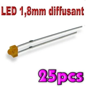 357/25# LED 1,8mm orange Diffusor 25 Stück - Bild 1 von 1