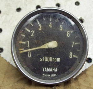YAMAHA SNOWMOBILE TACH TACHOMETER OEM VINTAGE TESTED - Picture 1 of 3