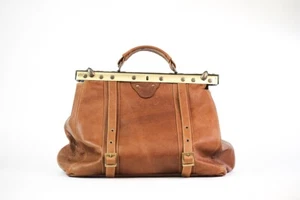 BORSA DA MEDICO IN VERA PELLE,VERO ARTIGIANATO MADE IN ITALY. MOD.MEDIC-CUOIO - Picture 1 of 6