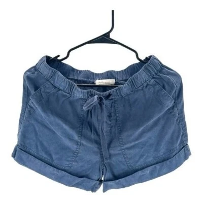 Bella Dahl | XS Blue Drawstring Shorts - Image 1 of 4