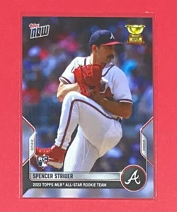 2022 MLB Topps Now Spencer Strider Rookie ALL-STAR ROOKIE CUP SP Braves #RC-9 RC - Picture 1 of 2