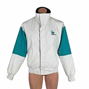 Chaqueta de bombardero vintage de la Hermandad Luterana Jesús Dios Iglesia Christian Dunbrooke - Imagen 1 de 10