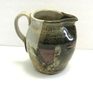 Vintage Pottery Art Pitcher Hand Made Signed Glazed Clay Art 1978 - Picture 1 of 7