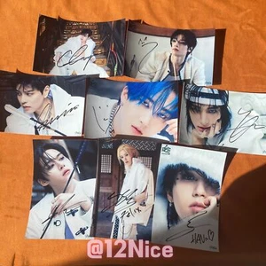 STRAY KIDS 合 HOP WALKING ON WATER AUTOGRAPHED SIGNED PHOTO 4*6 K-POP 2024C #Nice - Picture 1 of 10