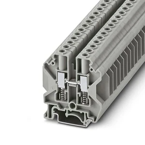 2pcs PHOENIX USST 6 3070341 Feed-through Terminal Block 2 Connections Gray New ✦ - Picture 1 of 6