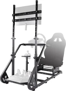Driving Game Sim Racing Frame Rig - Add Seat Screen Wheel Pedals Xbox PS PC F1 - Picture 1 of 7