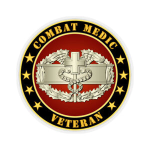 Kiss-Cut Stickers - Army - Combat Medic Veteran