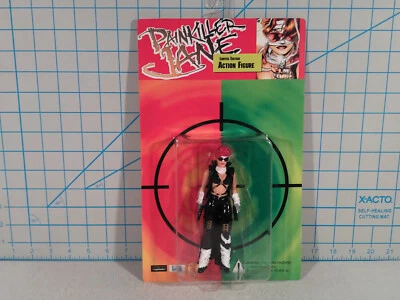 Figura de acción Painkiller Jane, variante Black Cape, Dynamic Forces 1998 Foto 1 de 4