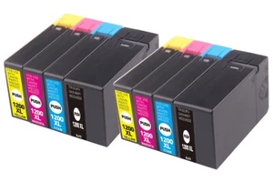 8P Quality XL Ink Set + Chip fits PGI-1200 Canon MB2020 MB2120 MB2320 MB2720 - Picture 1 of 1