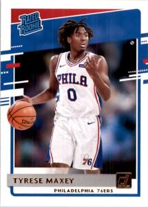 2020-21 Donruss Rated Rookie TYRESE MAXEY Philadelphia 76ers #211